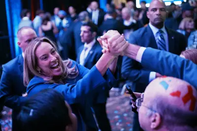 Mikie Sherrill becomes New Jersey’s second woman governor, securing a rare third term for her party