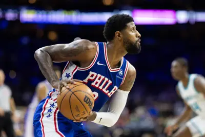 Paul George (knee) remains out for Sixers-Celtics