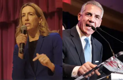 Taxes, housing and the fist bump that wasn’t: Key moments from the NJ debate