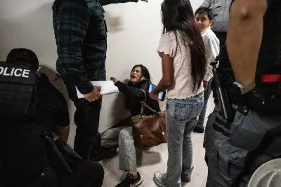 Federal agent who shoved woman to the floor in NYC ‘relieved of duties,’ official says