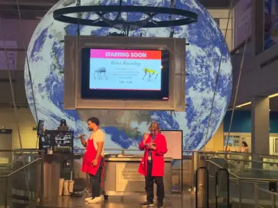 Museum of Science lets the public interact with robot dogs and humanoid robots