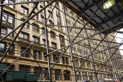 Early Addition: Upper West Side scaffolding almost lasted 20 years