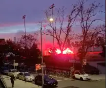 Moroccan soccer fans light up Astoria ballfield with flares, alarming new neighbors