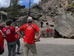 Injured BASE jumper rescued from Colorado mountain pass