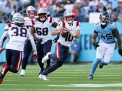 What have Patriots coaches told Drake Maye about sliding, avoiding injuries?