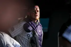 Rockies catcher Hunter Goodman made huge strides behind the plate in 2025