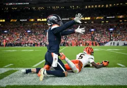 Broncos’ Riley Moss wins ‘personal’ matchup with Bengals WR Tee Higgins: ‘He loves this (expletive)’