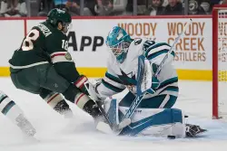 Collin Graf’s overtime goal gives Sharks comeback win over Minnesota Wild