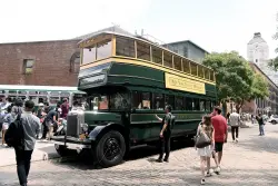 Century-old double-decker to roll out at NYC's Woodstock for buses