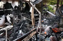 Fire at Santa Cruz County mobile home park is being investigated as attempted murder