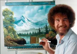 A happy circumstance: Bob Ross paintings sell for more than $600K to help public TV stations