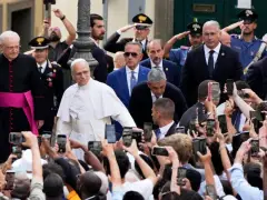 Pope celebrates Mass in parish church with special ties to his Augustinian order